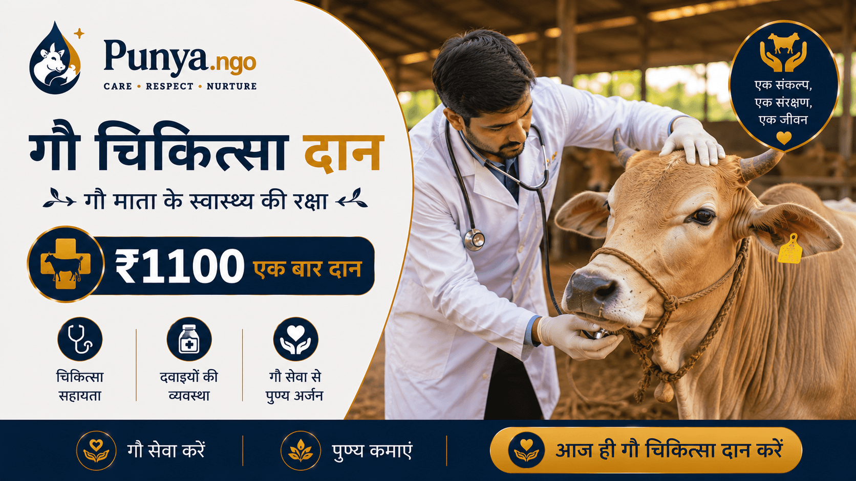 Gau Chikitsa Daan