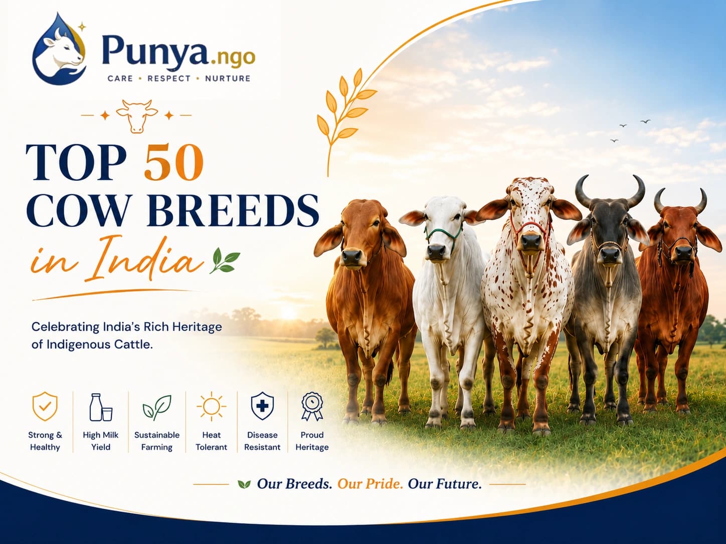Top 50 Cow Breeds in India | Complete Guide to Indian Cattle