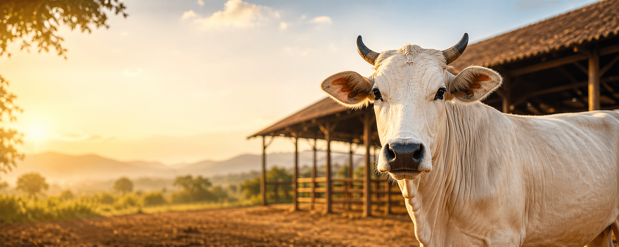 Cows at a Punya gaushala