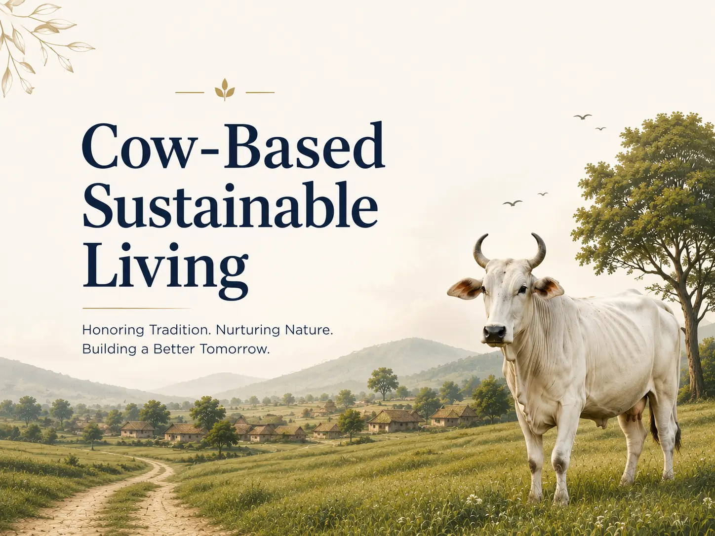Cow Based Sustainable Living | Traditions, and Eco-friendly Practices