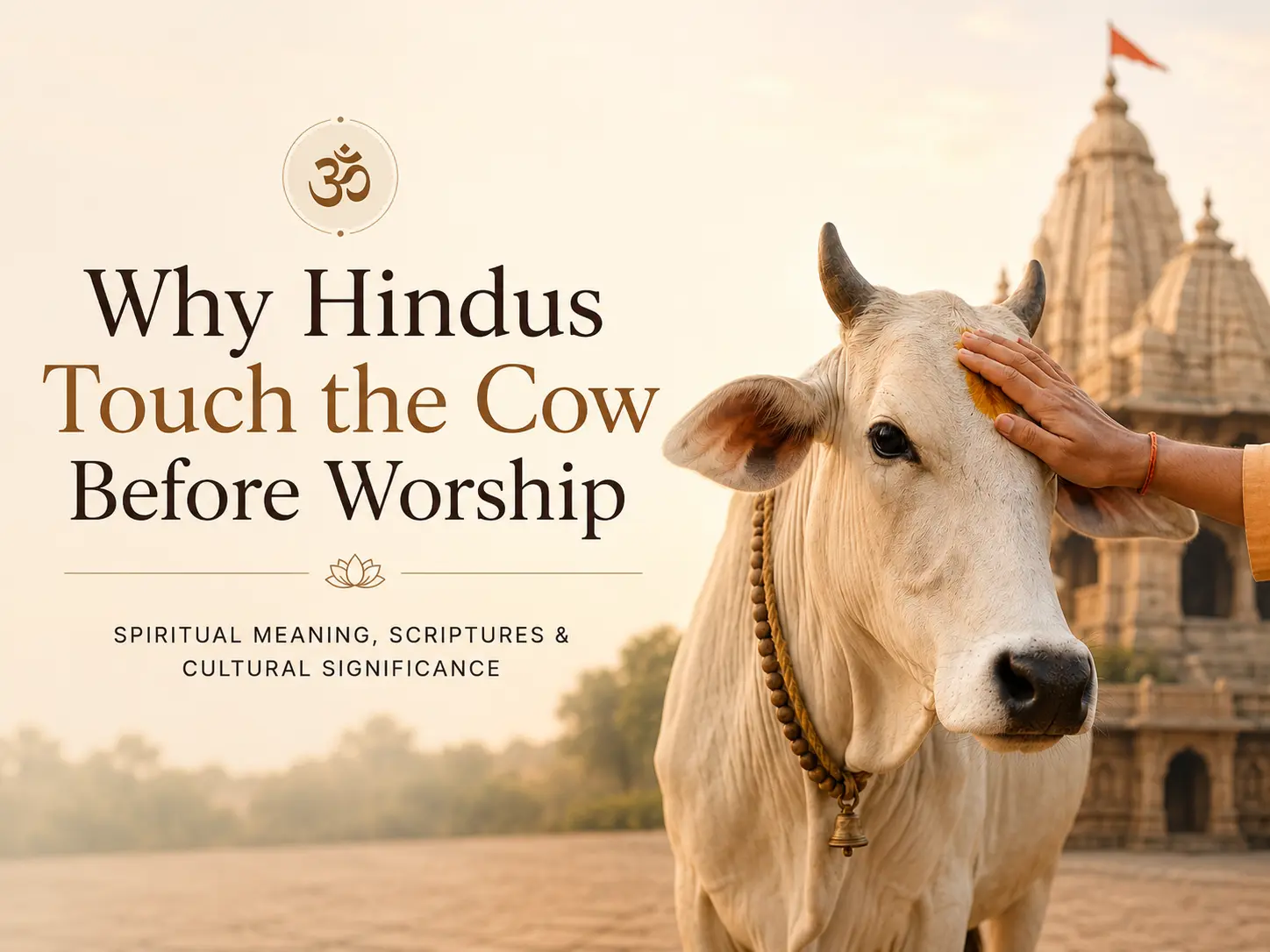 Why Hindus Touch the Cow | Spiritual Meaning | Cultural Significance