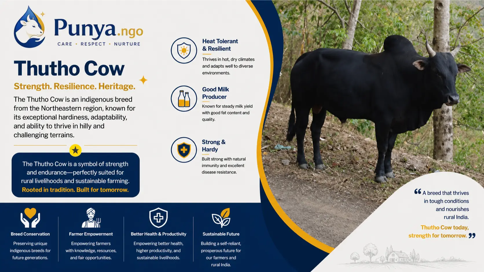 Thutho Breed in India | Origin, Traits and Farming Uses
