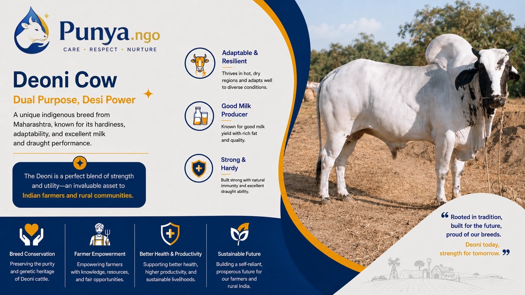 Deoni Cow Breed in India | Origin, Milk Yield, Care