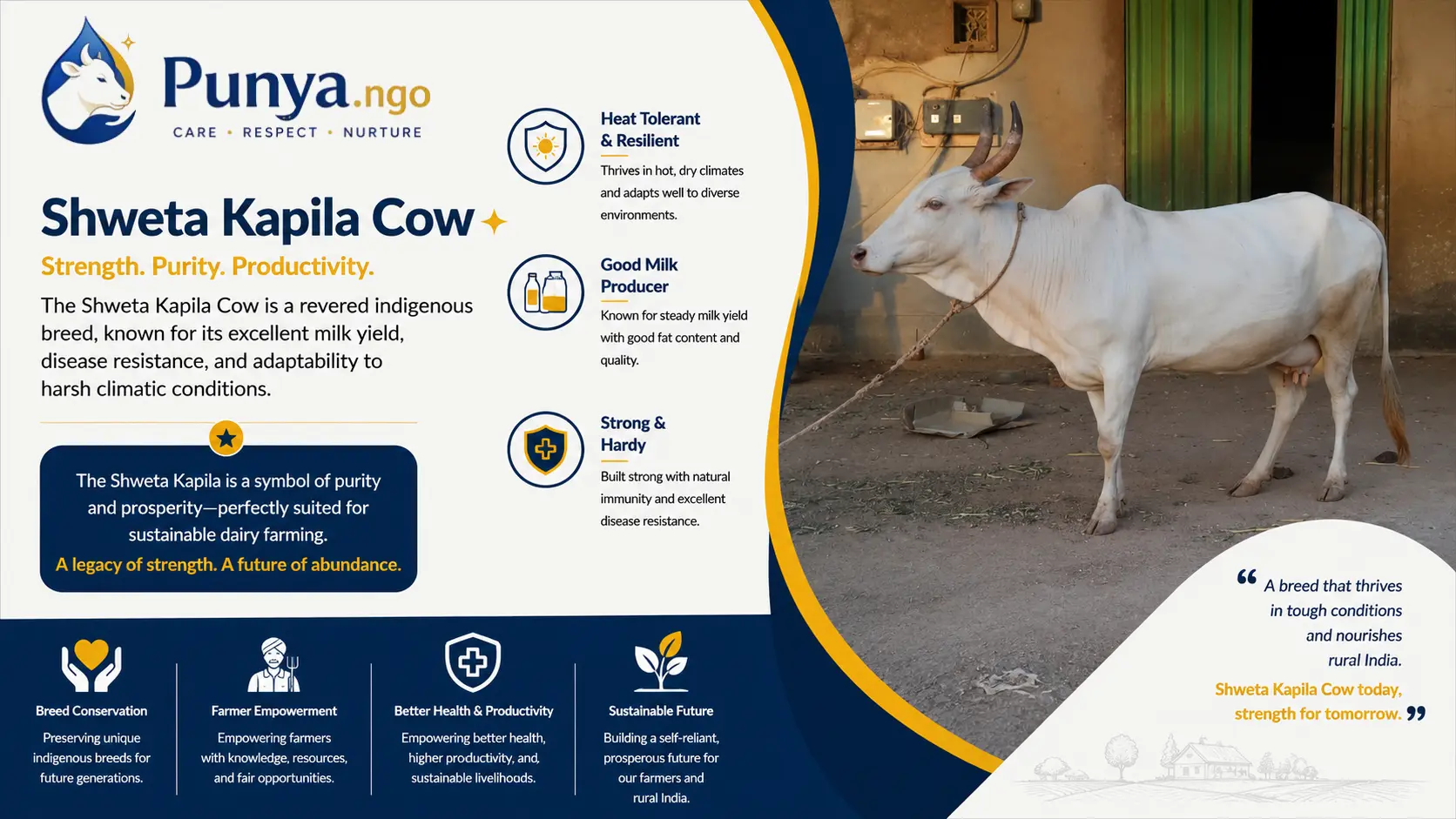 Shweta Kapila Cow Breed in India | Features, Milk Yield & Farming Value