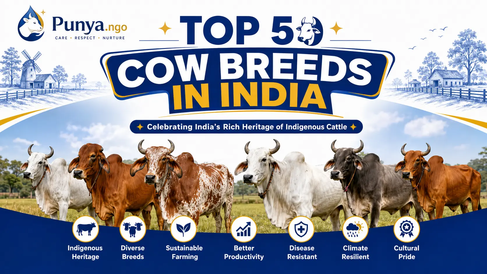 Top 50 Cow Breeds in India | Complete Guide to Indian Cattle